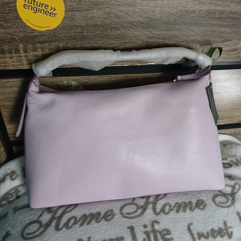 Lavender Leather VEra Bradley Handbag - Picture 10 of 10